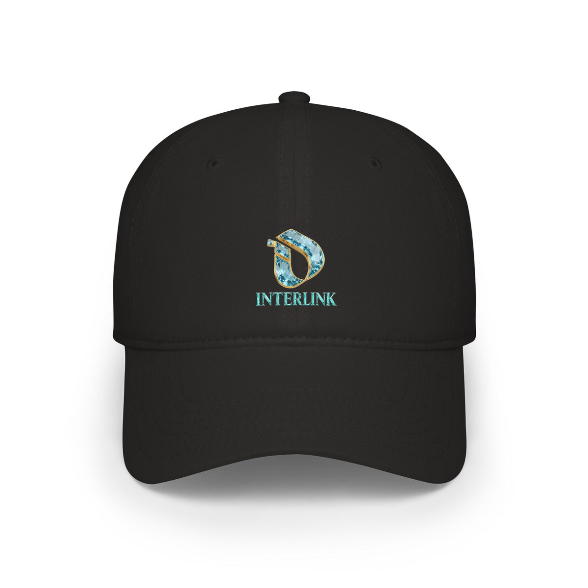 Aquamarine Seaglass Interlink Cotton Twill Cap