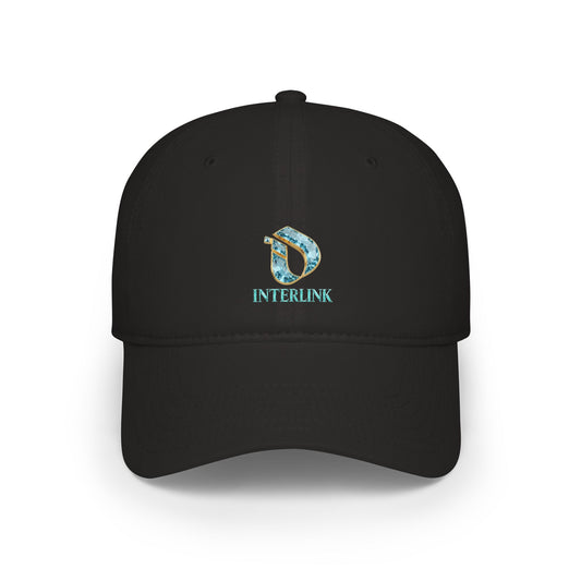 Aquamarine Seaglass Interlink Cotton Twill Cap