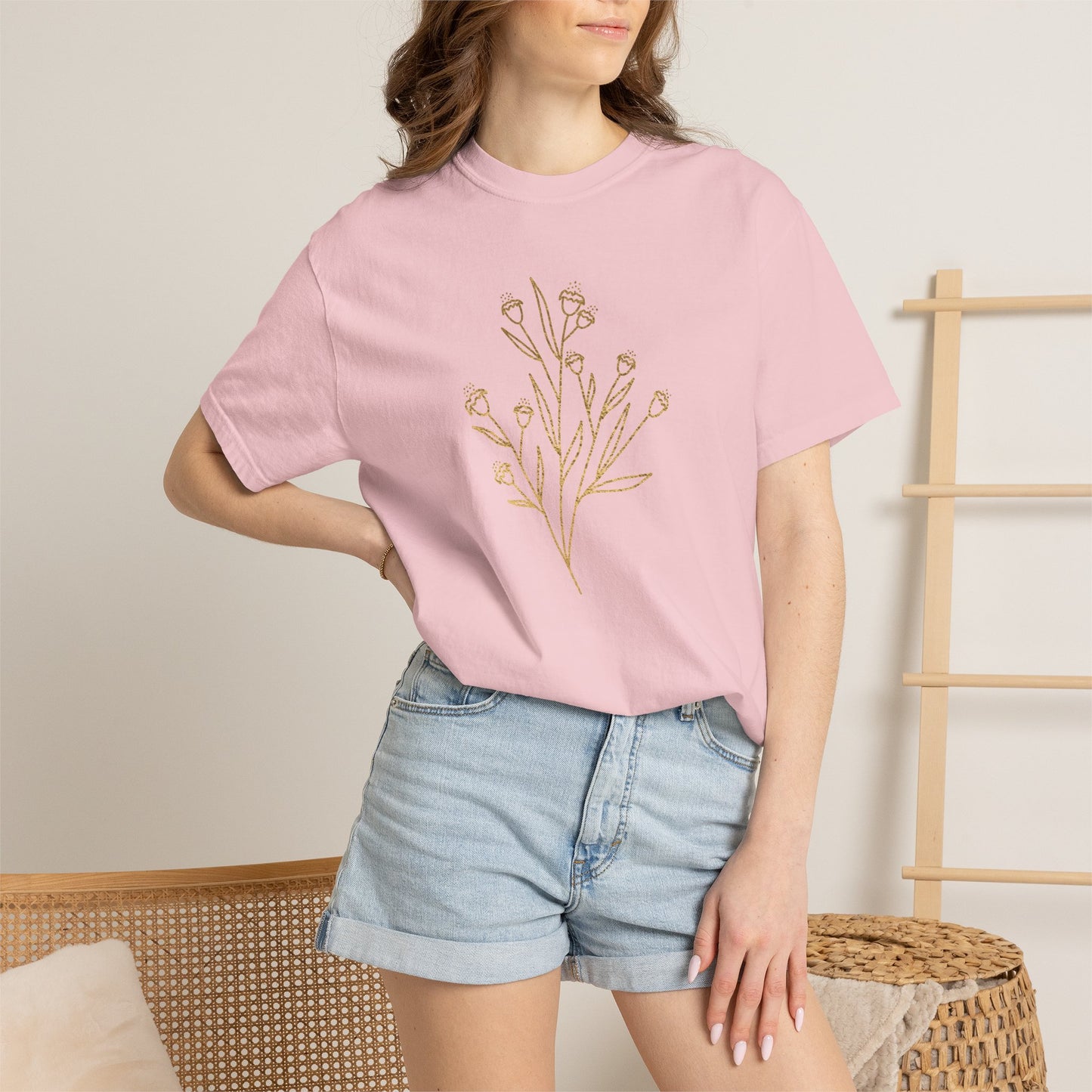 Minimal Wildflower T-Shirt