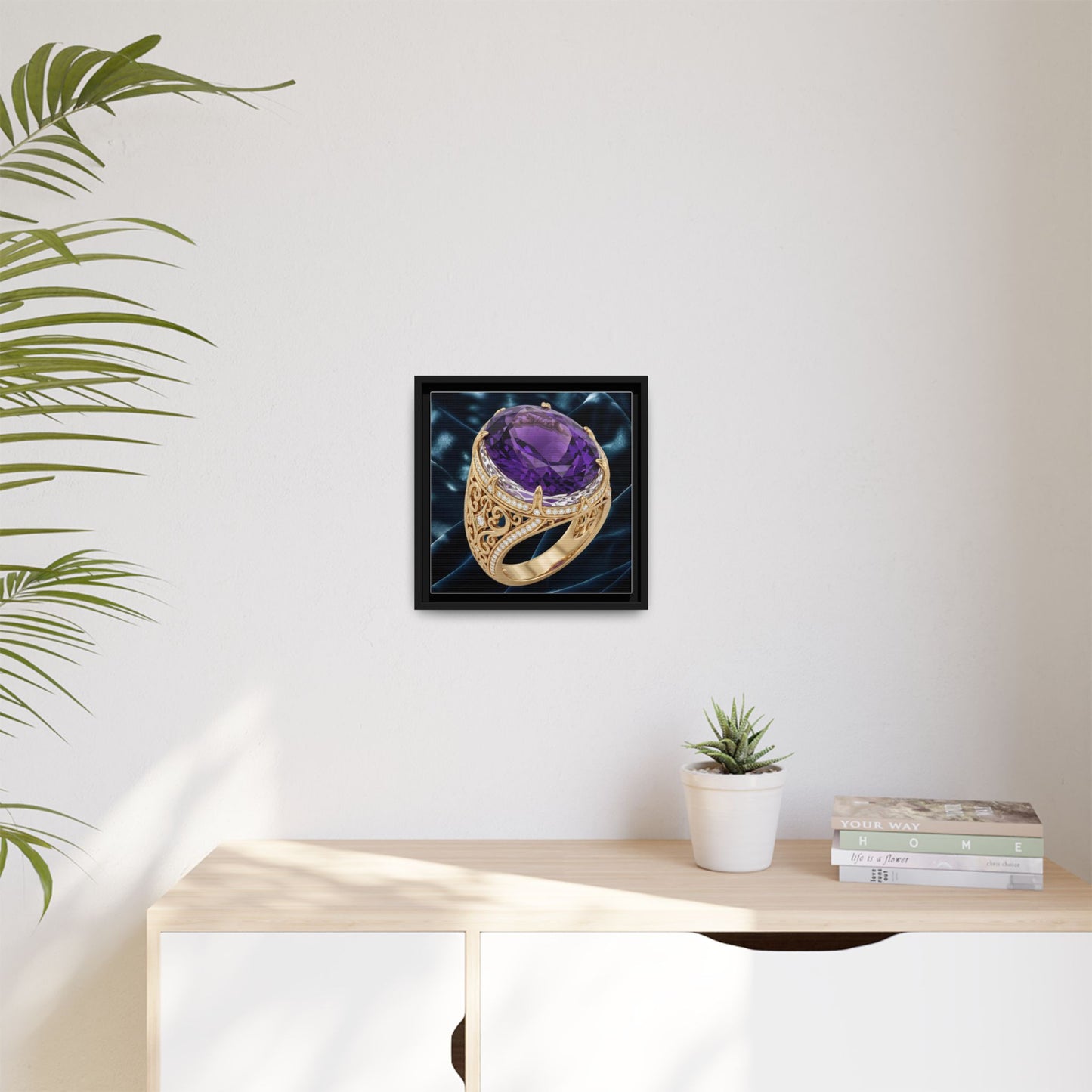 Royal Amethyst Velvet Canvas