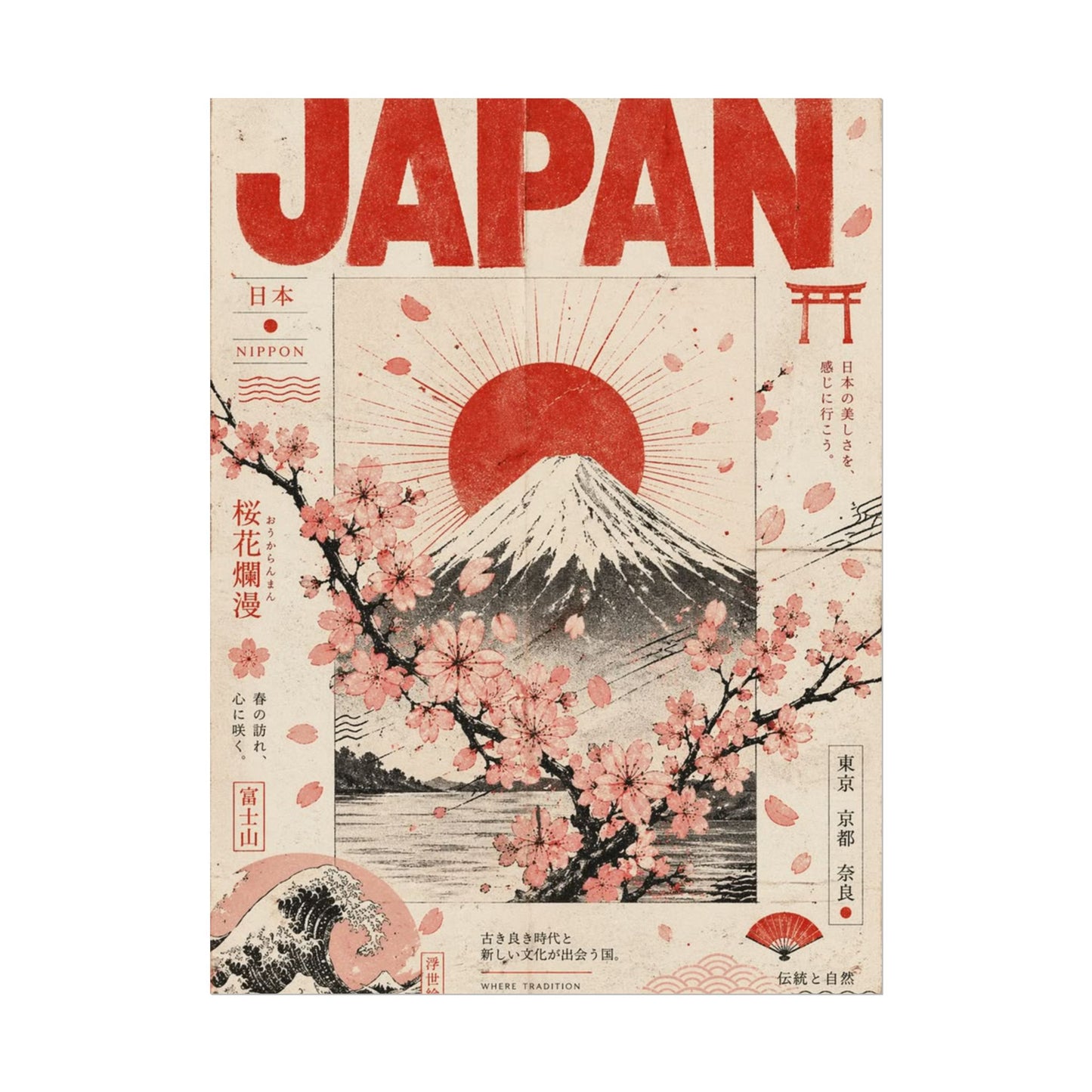 Fuji Voyage Poster