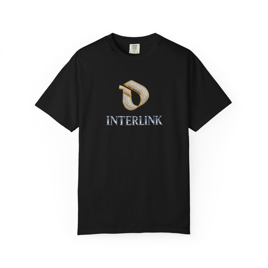 Diamond Pavé Interlink Front Graphic Ring-Spun Cotton Tee