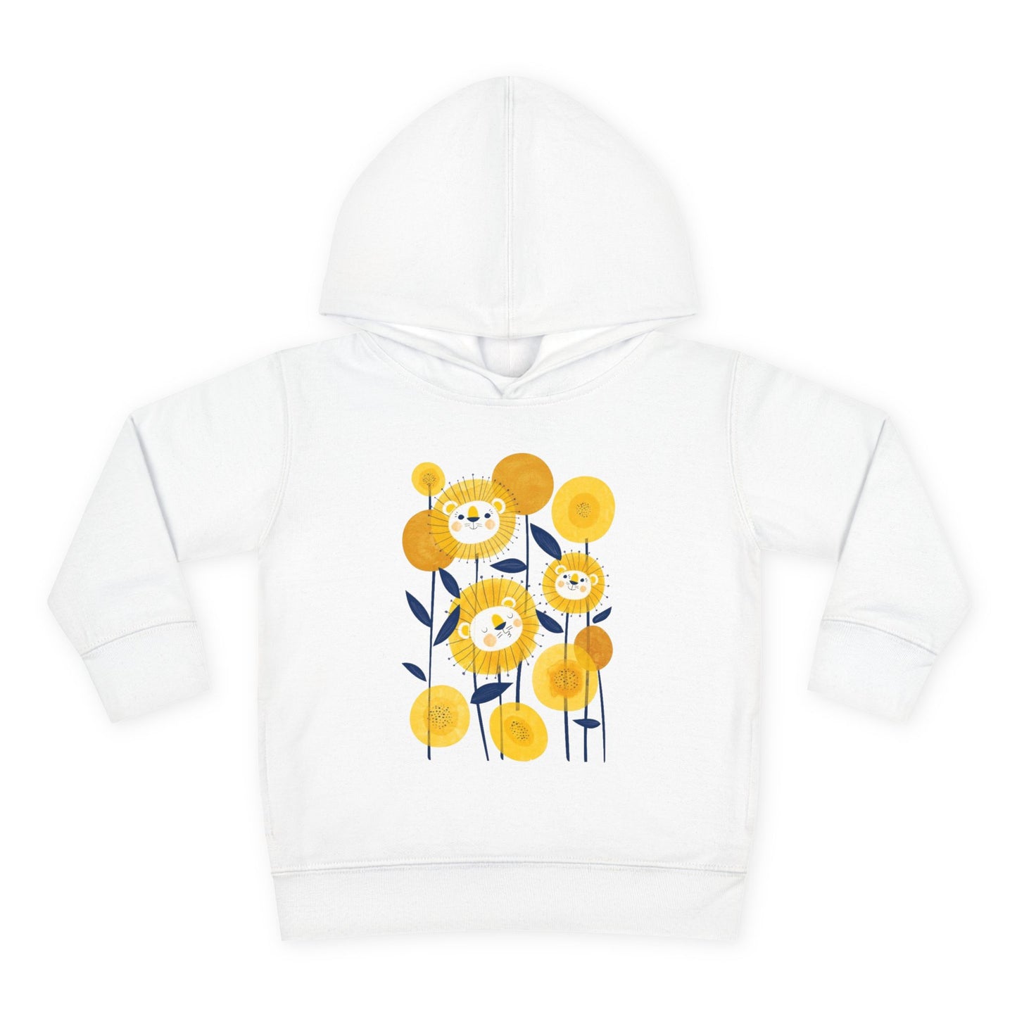 Smiling Flower Garden Toddler Hoodie