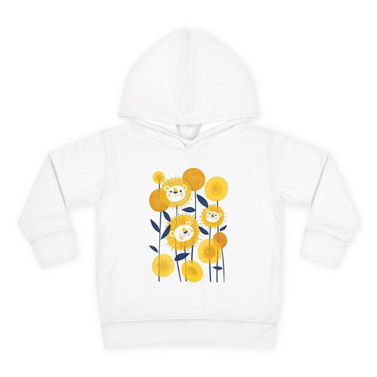 Smiling Flower Garden Toddler Hoodie