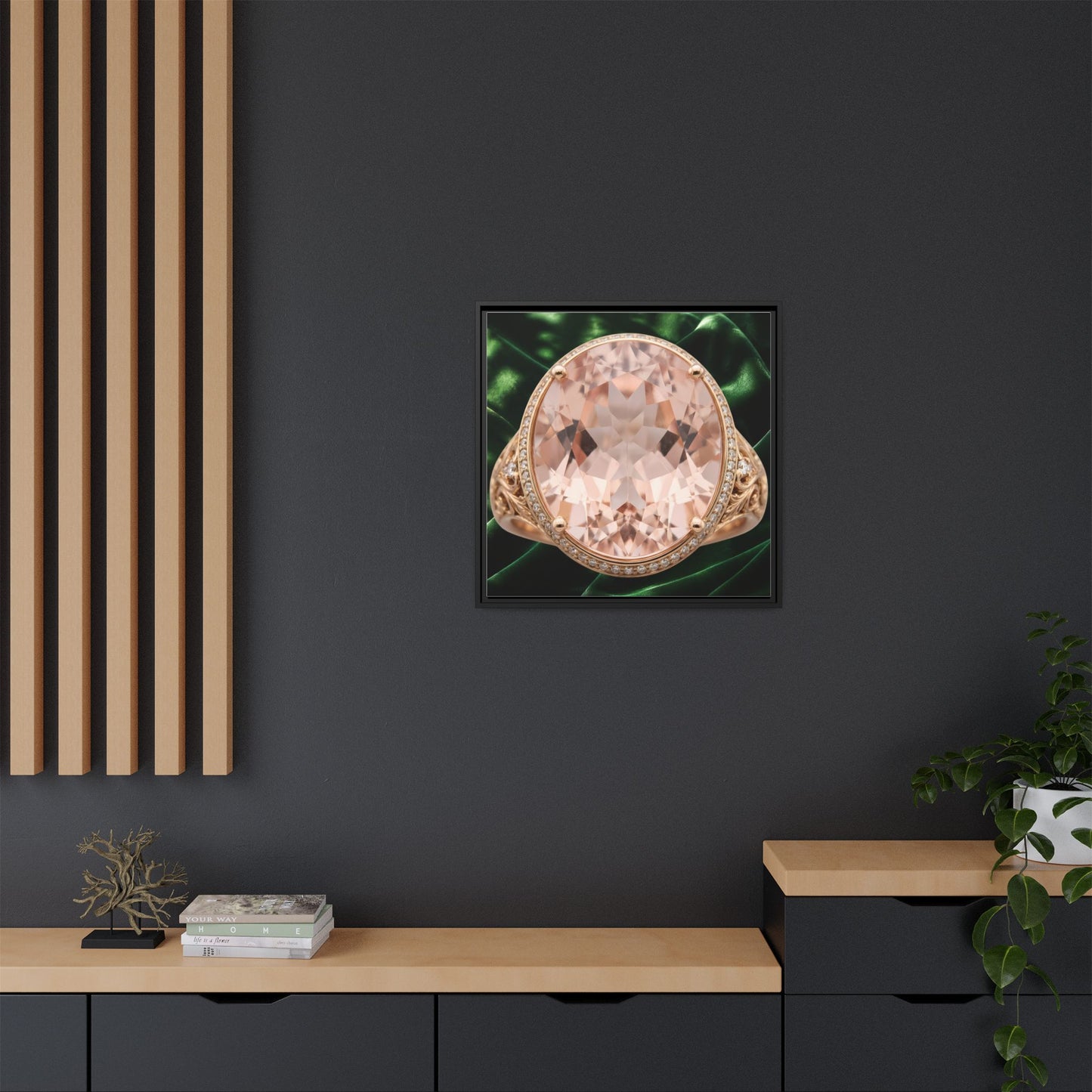 Morganite Rosé Grandeur Ring Canvas