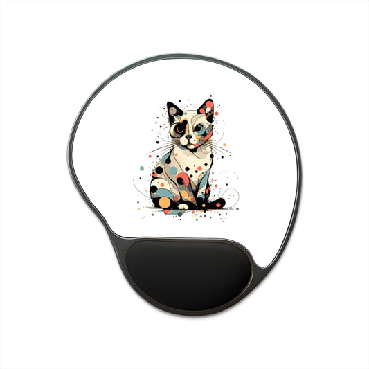 Speckled Whiskers Mouse Pad