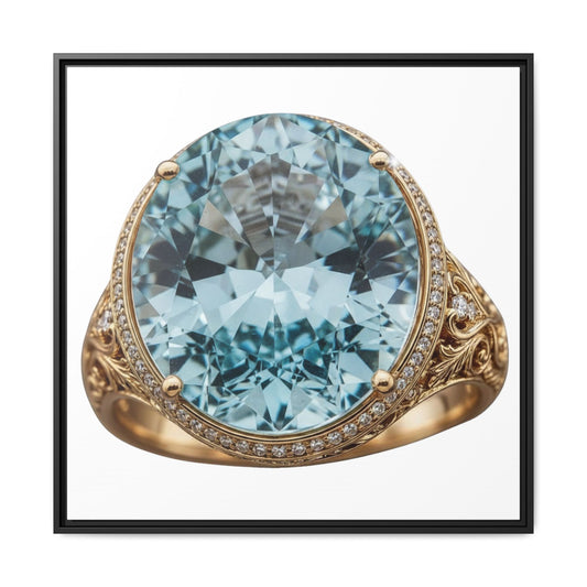 Aquamarine Heirloom Canvas Print