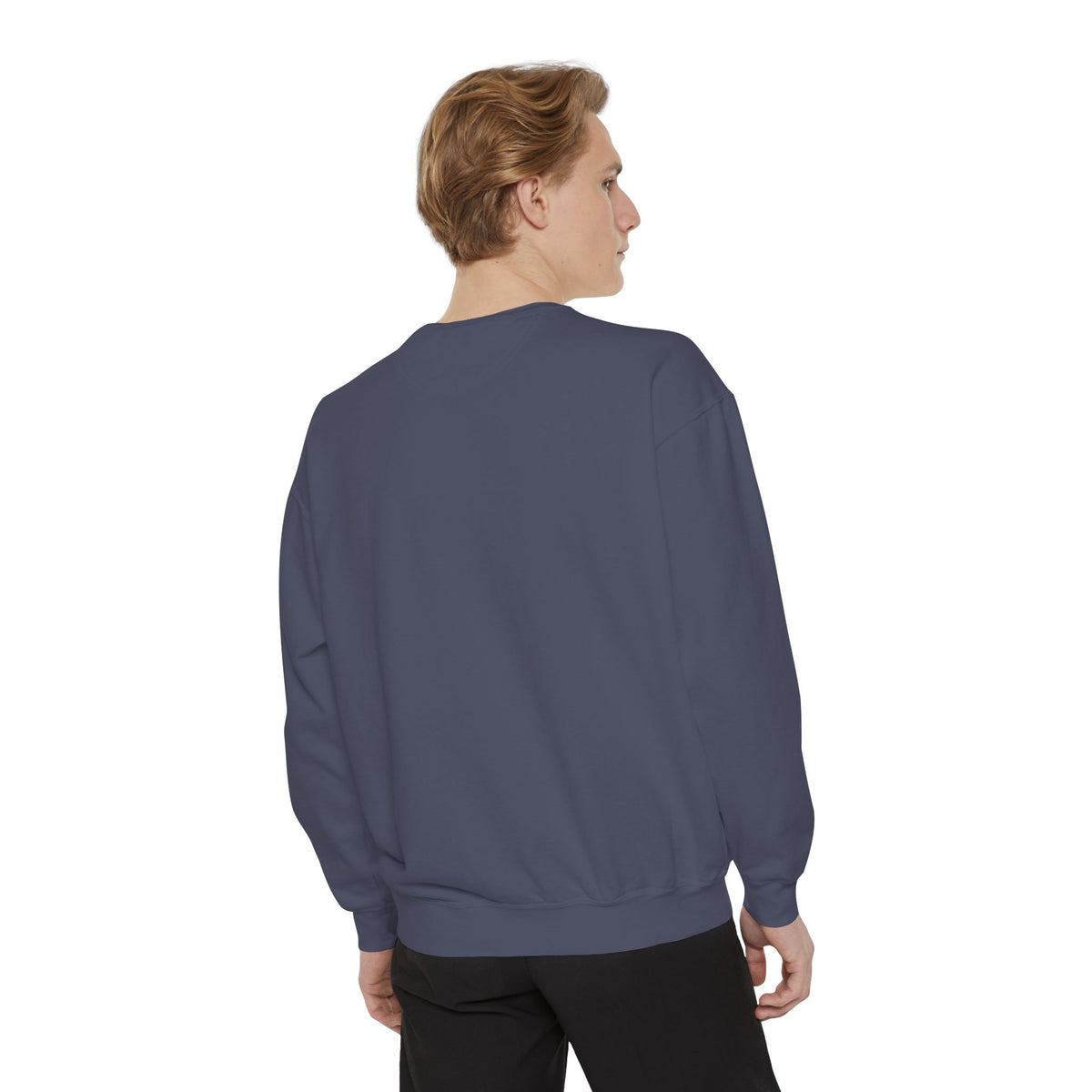 Gold Interlink Logo Crewneck Sweatshirt for Women