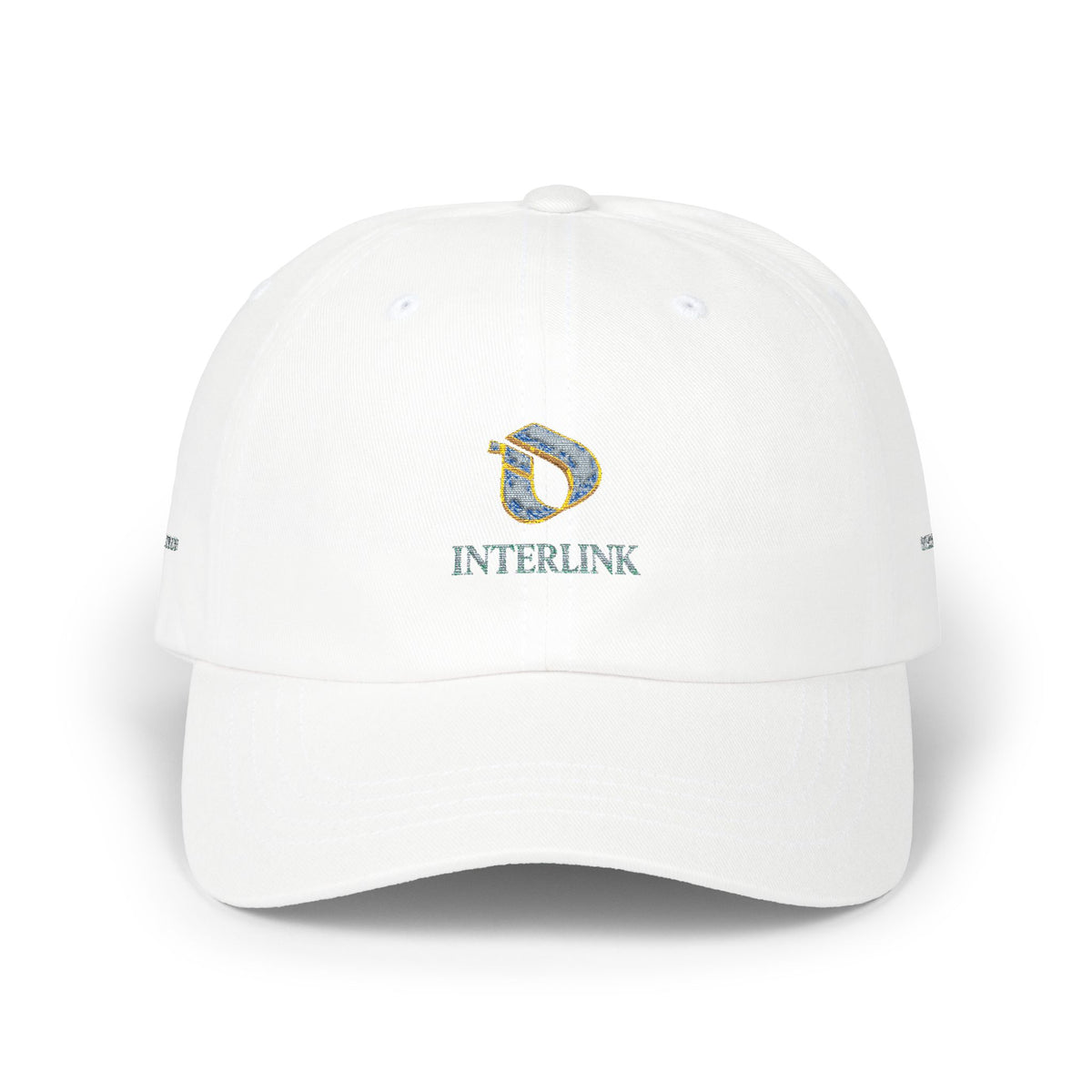 Aquamarine Tidalmark Interlink Relaxed Cotton Cap