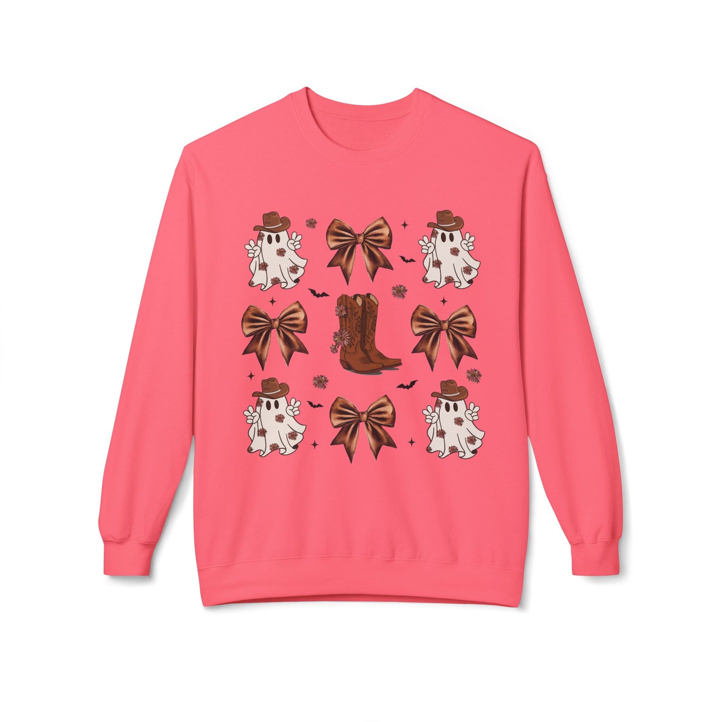 Autumn Floral Graphic Women's Crewneck Sweatshirt