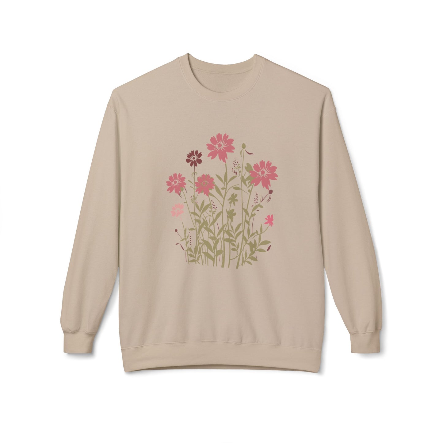 Wildflower Garden Graphic Crewneck Sweatshirt