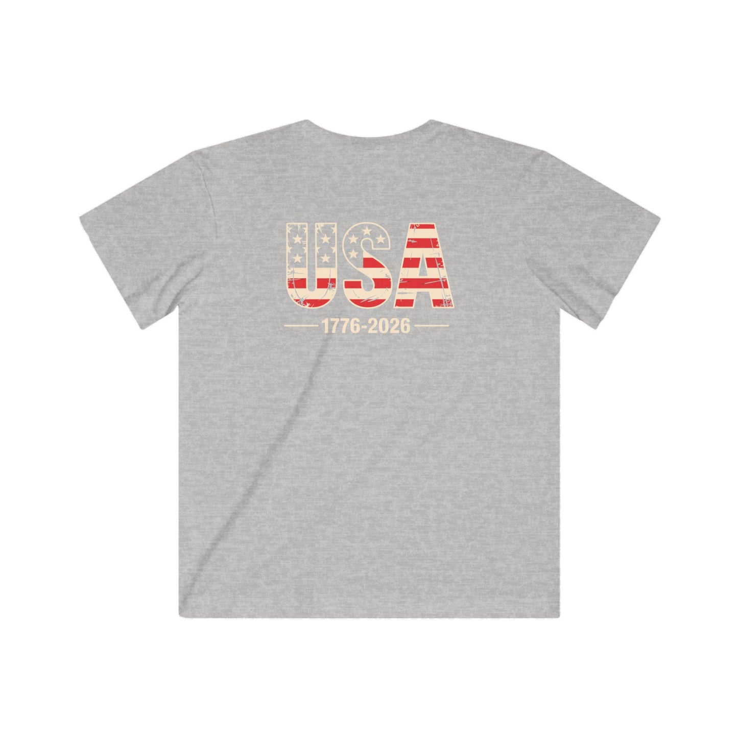 Youth USA 1776-2026 Patriotic Graphic T-Shirt