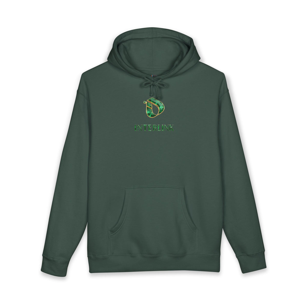 Emerald Interlink Emblem Hoodie