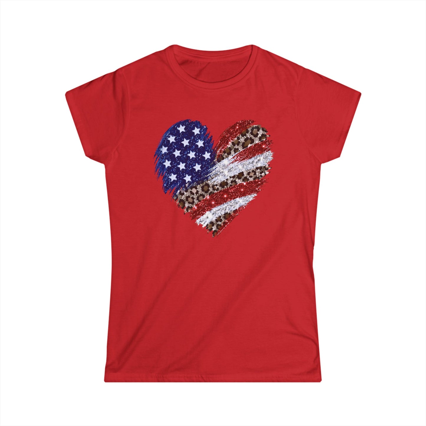 Patriotic Heart Graphic T-Shirt