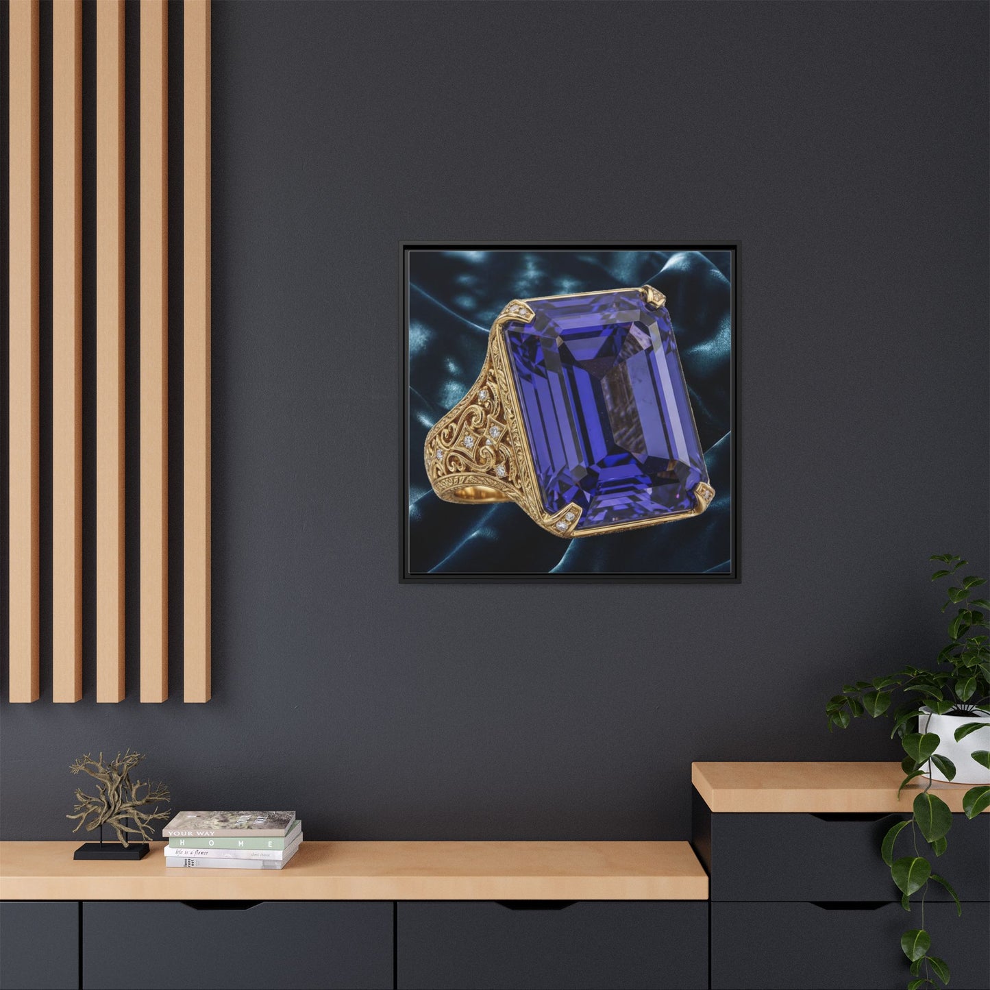Tanzanite Citadel Canvas