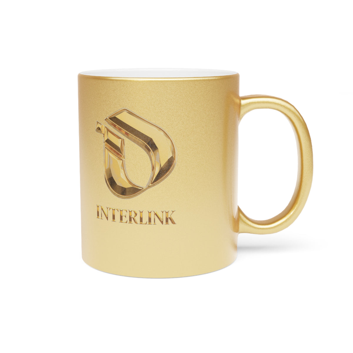 Metallic Halo Interlink Ceramic Mug