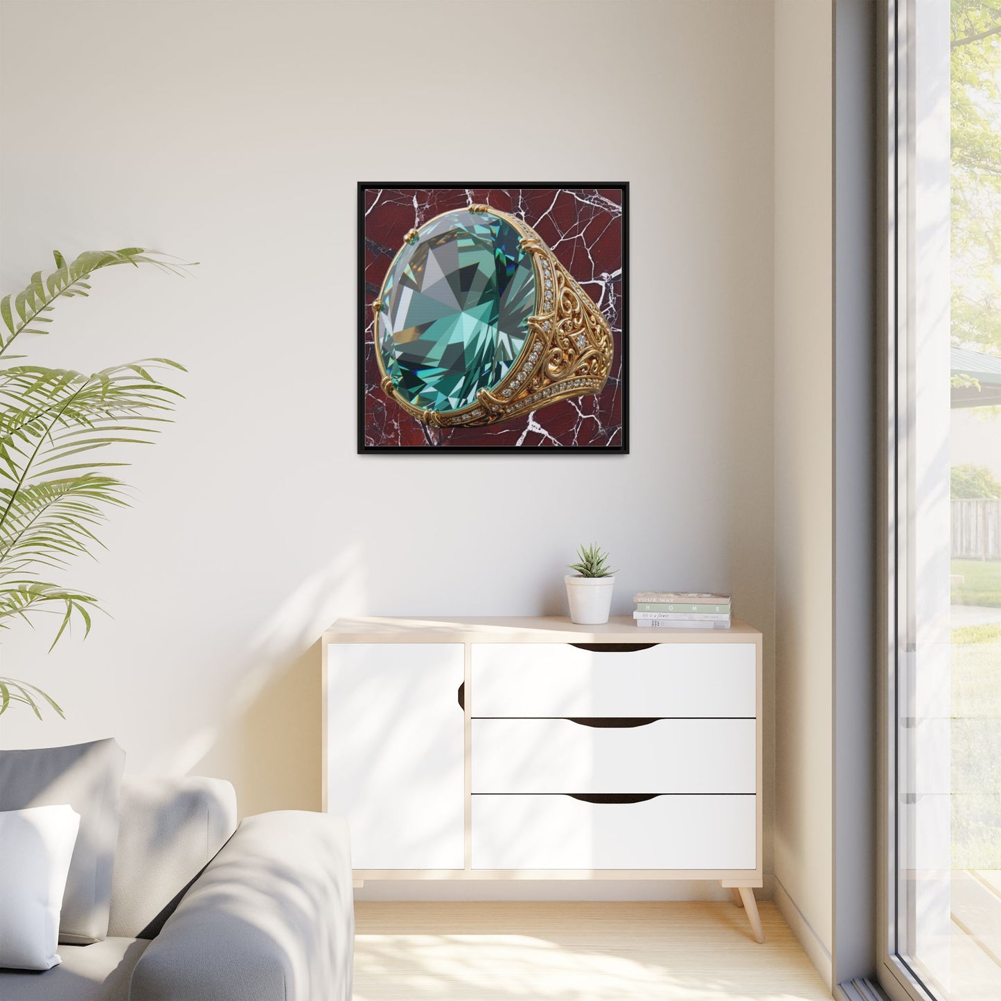 Tourmaline Grandeur Canvas