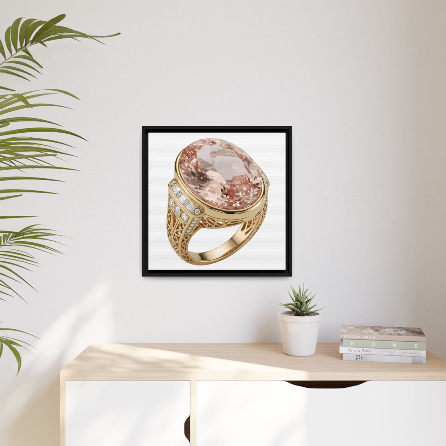 Estate Morganite Canvas Print