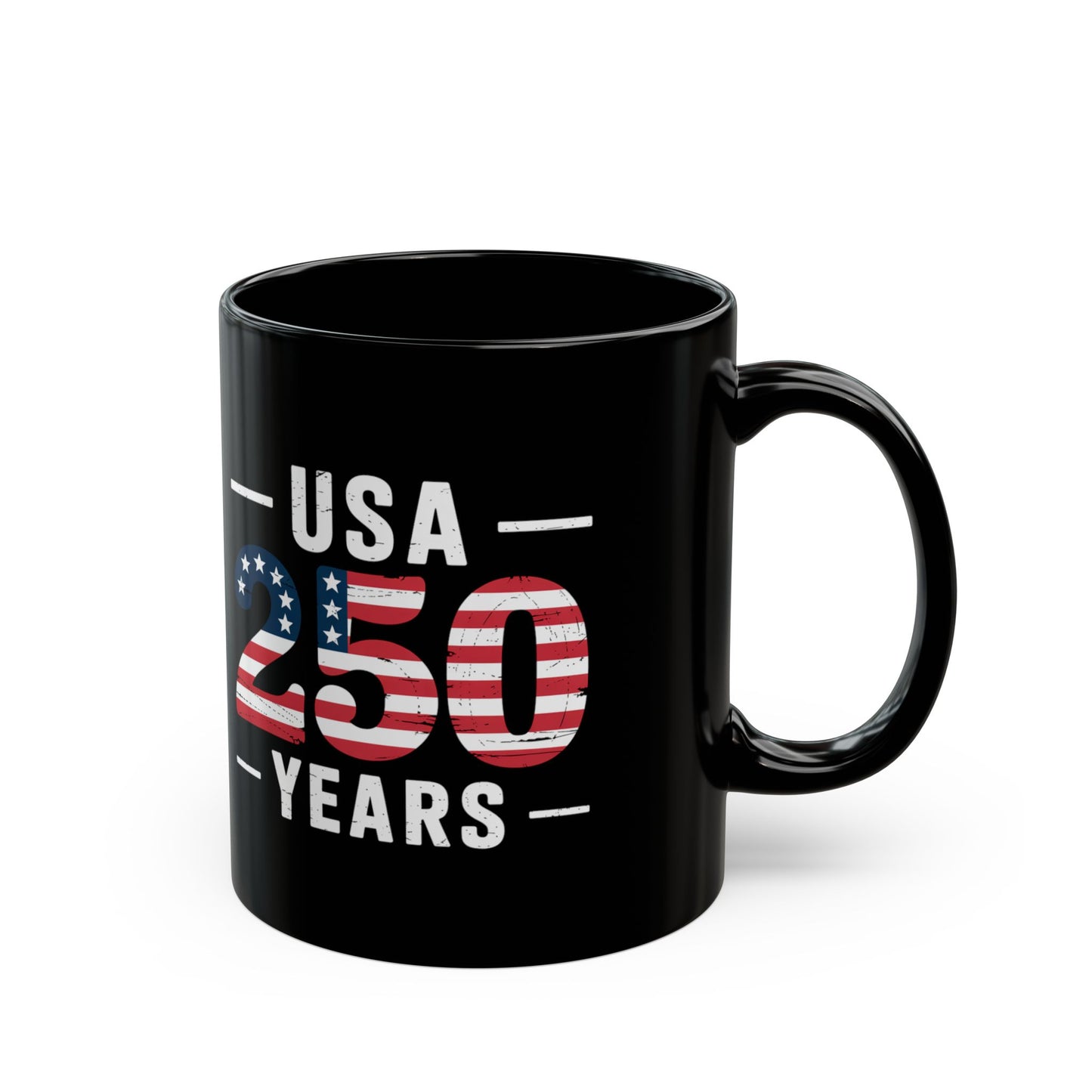 USA 250 Years Patriotic Flag Mug
