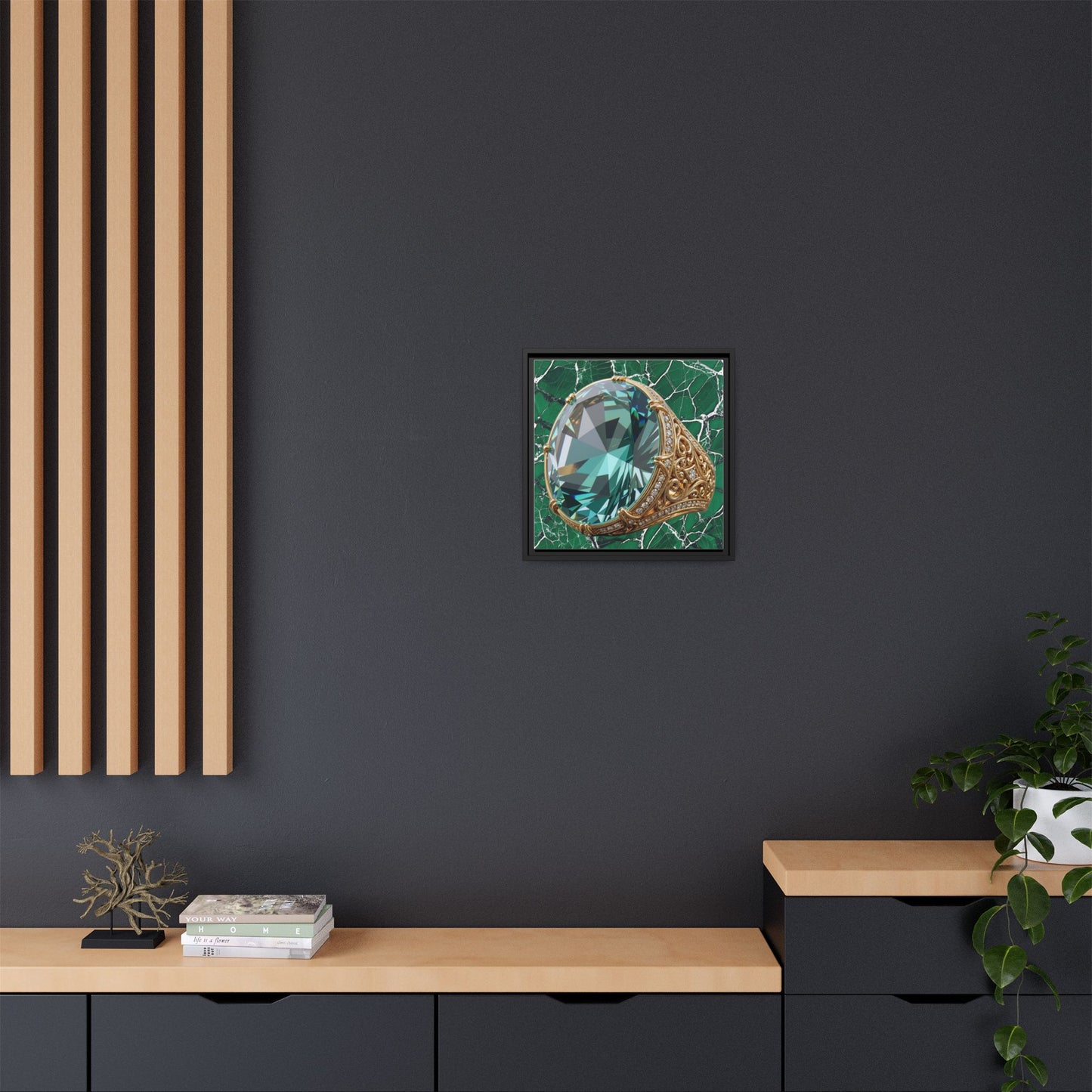Veinwork Tourmaline Canvas