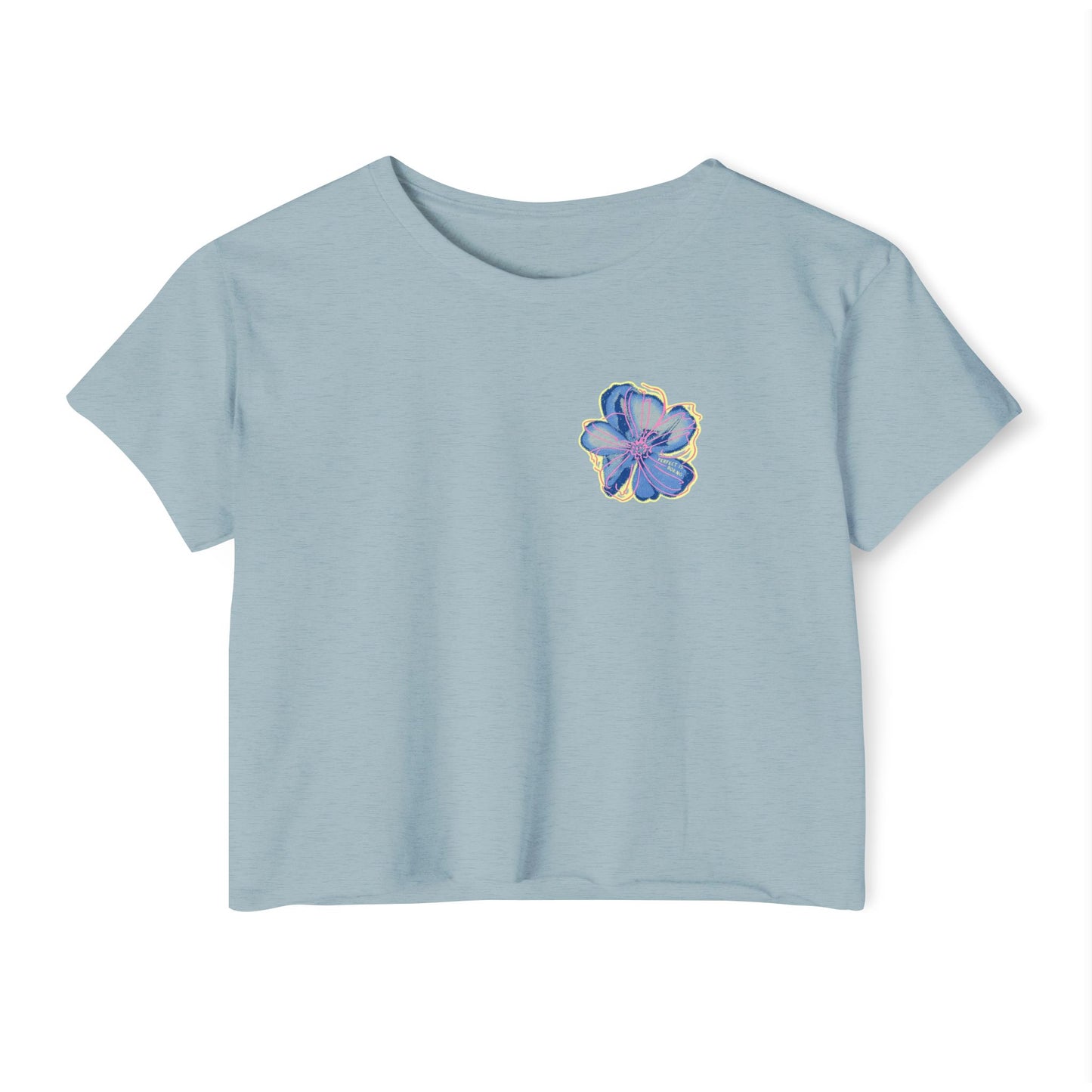 Floral Chest Graphic Boxy Tee