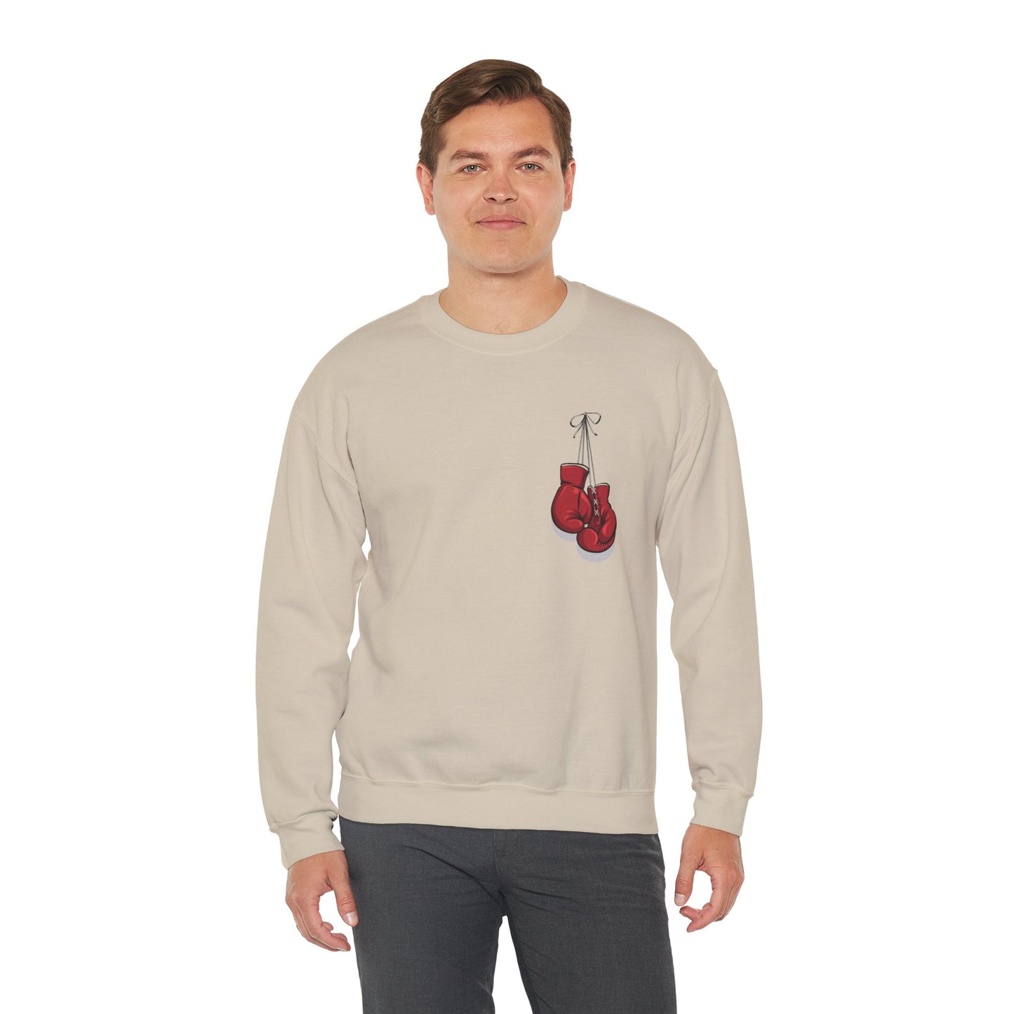 Boxing Kid Crewneck Sweatshirt