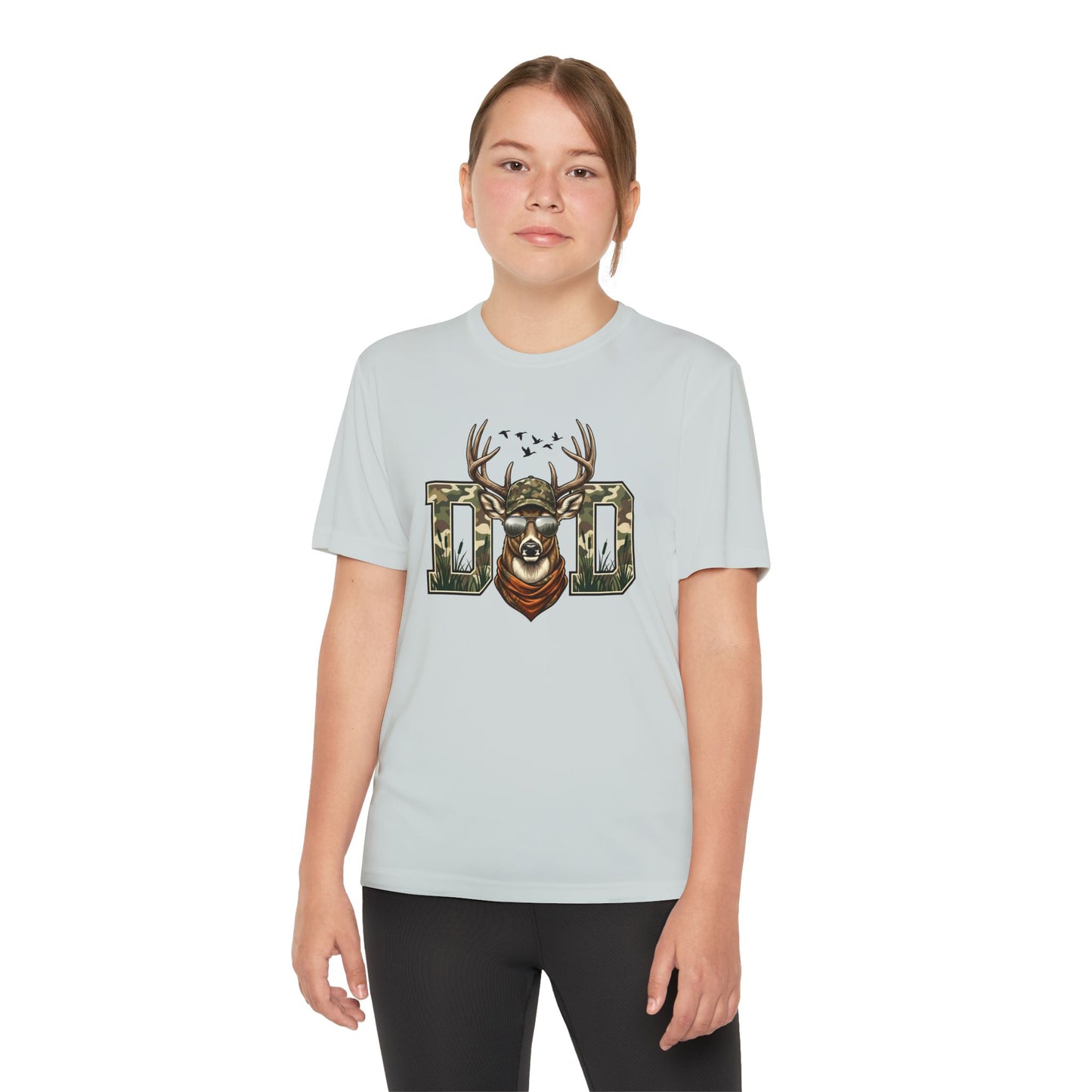 Youth Camo Deer Graphic T-Shirt