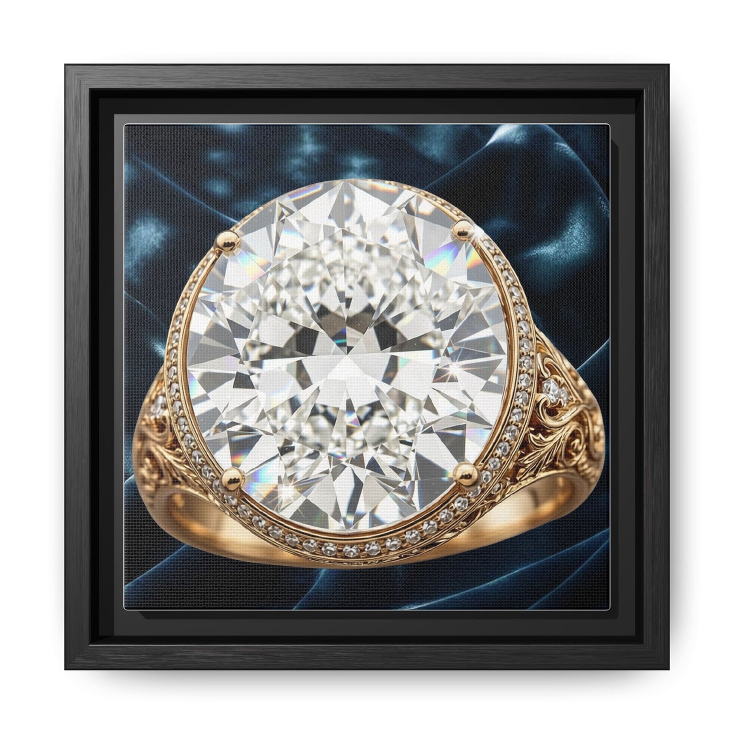 Brilliant Cut Diamond Ring Canvas