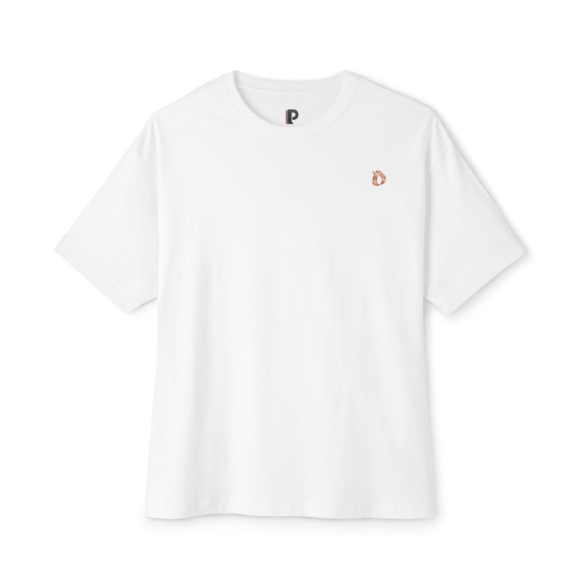 Morganite Gem Mosaic Back Print Boxy Cotton Tee