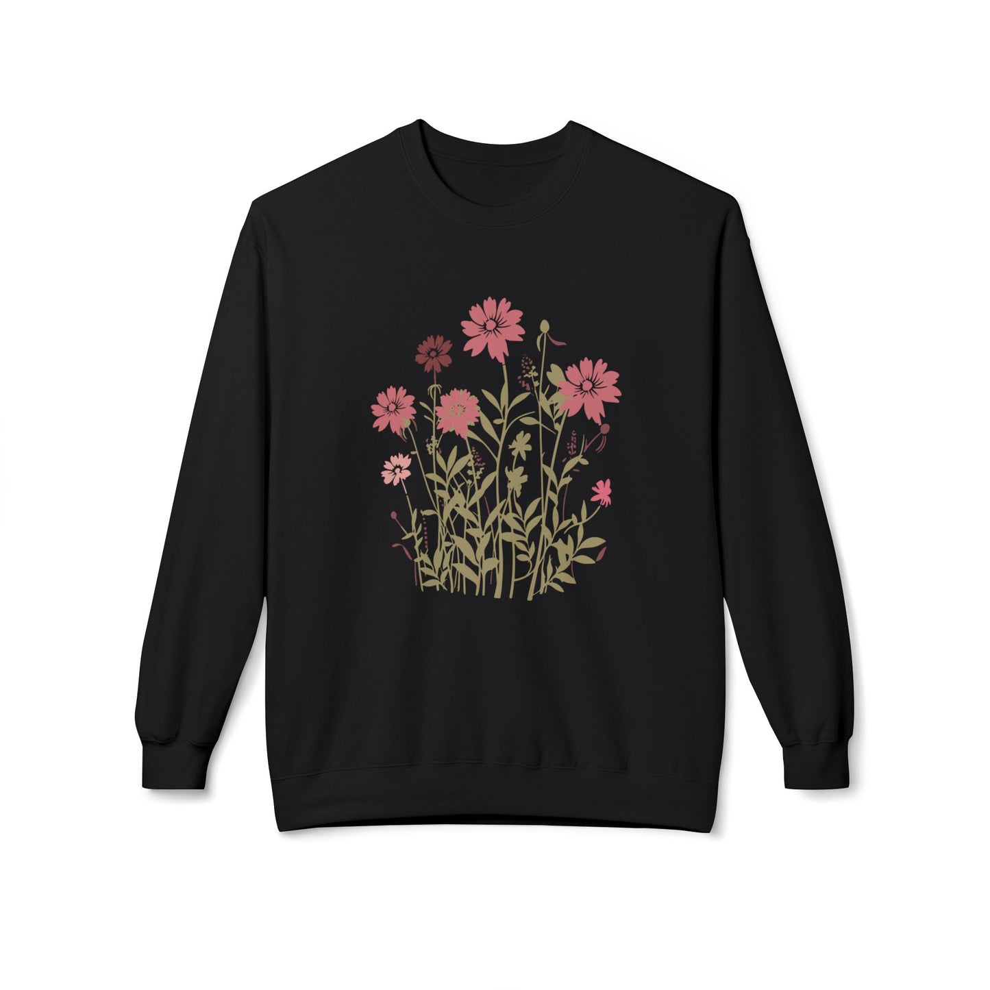 Wildflower Garden Graphic Crewneck Sweatshirt
