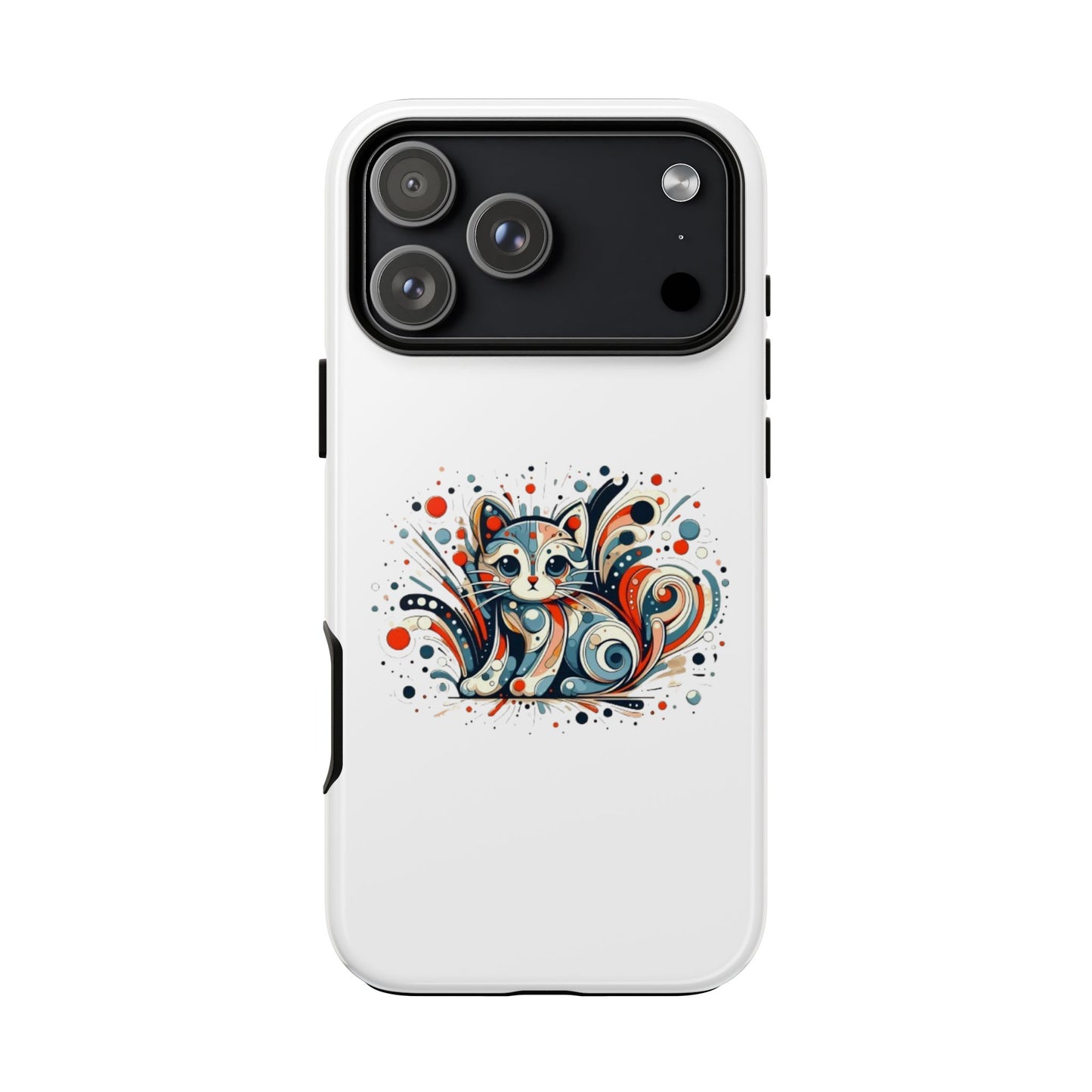 Filigree Cat Apple Phone Case