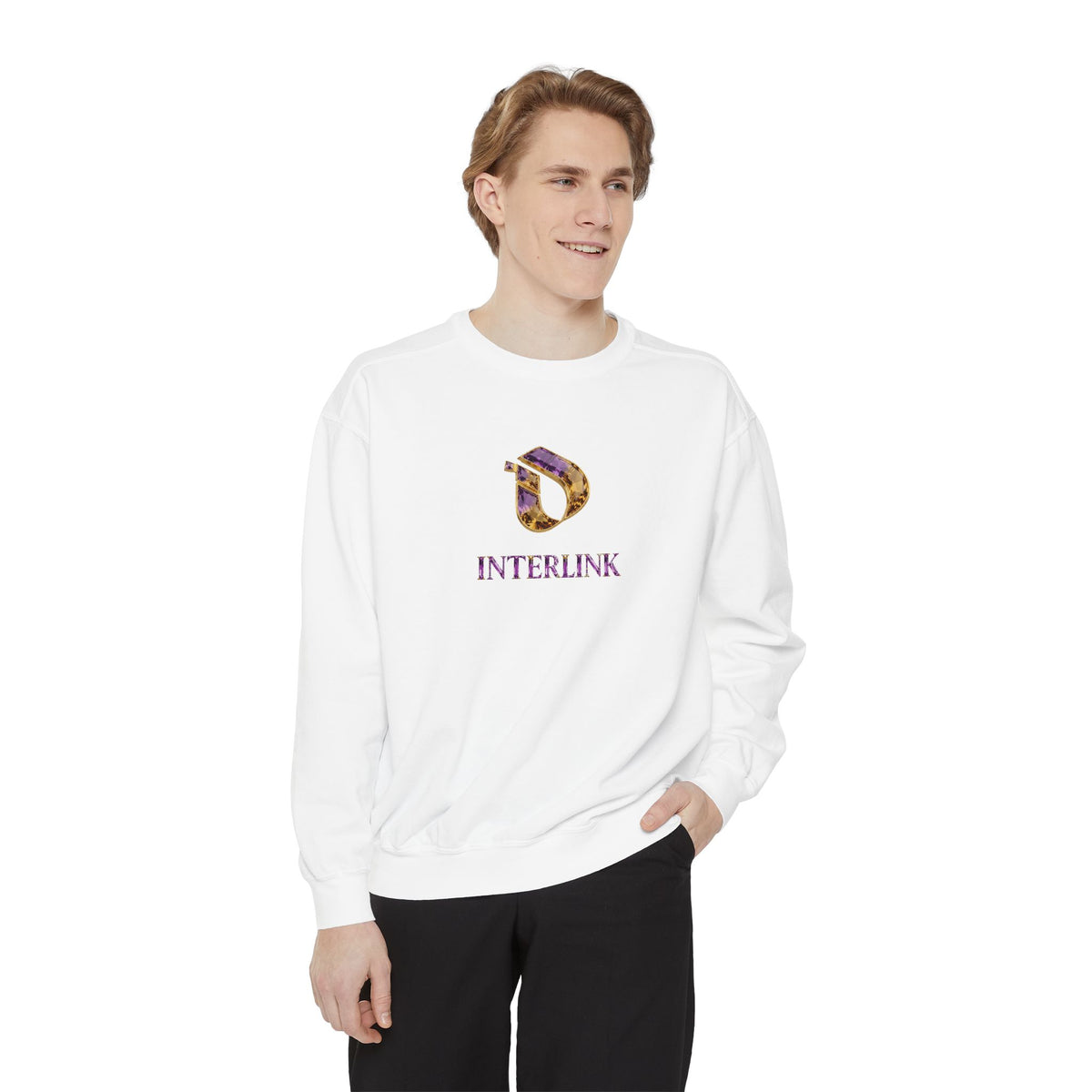 Ametrine Glow Interlink Women’s Sweatshirt
