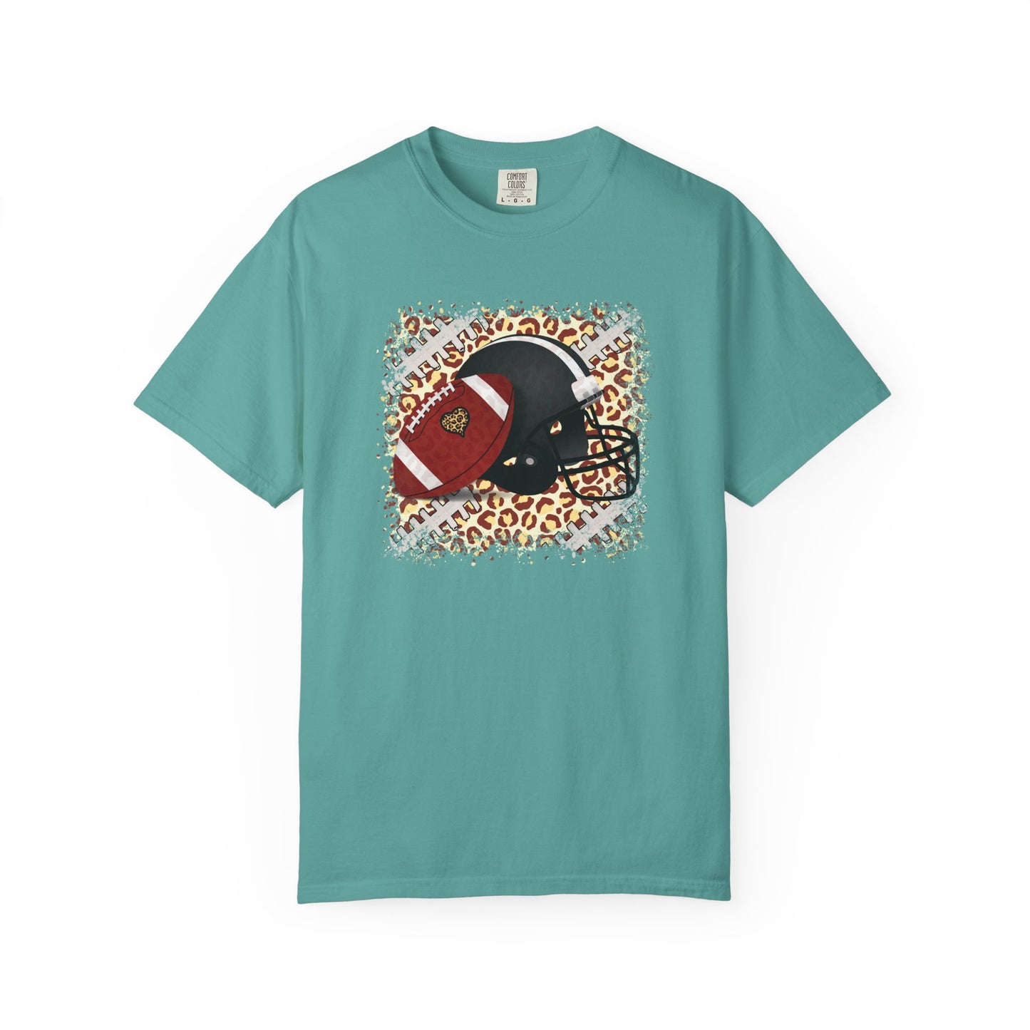 Football Leopard Graphic T-Shirt
