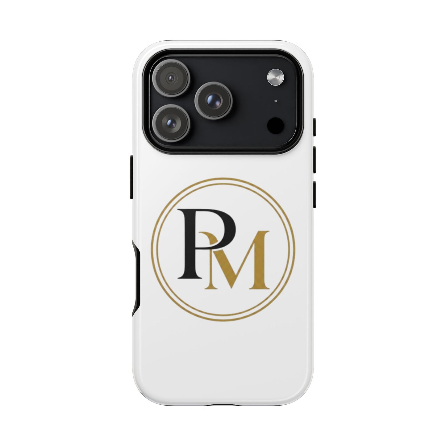 PM Monogram Apple Phone Case