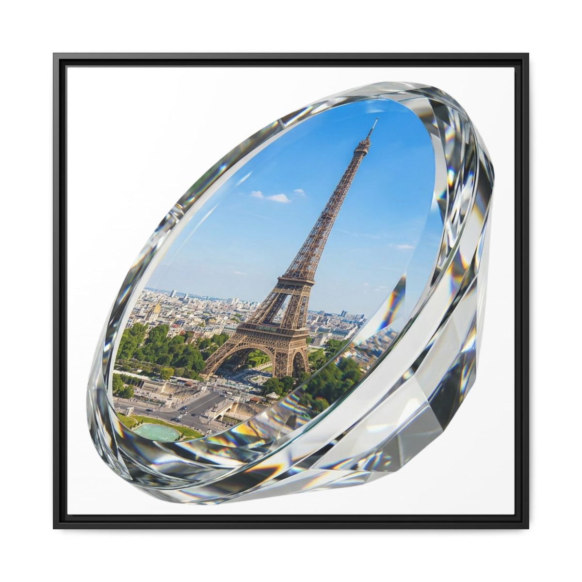 Parisian Vista Framed Art