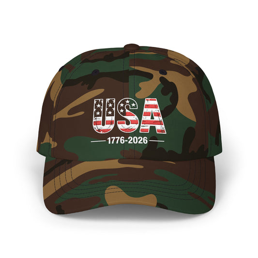 USA 1776-2026 Vintage Flag Cap