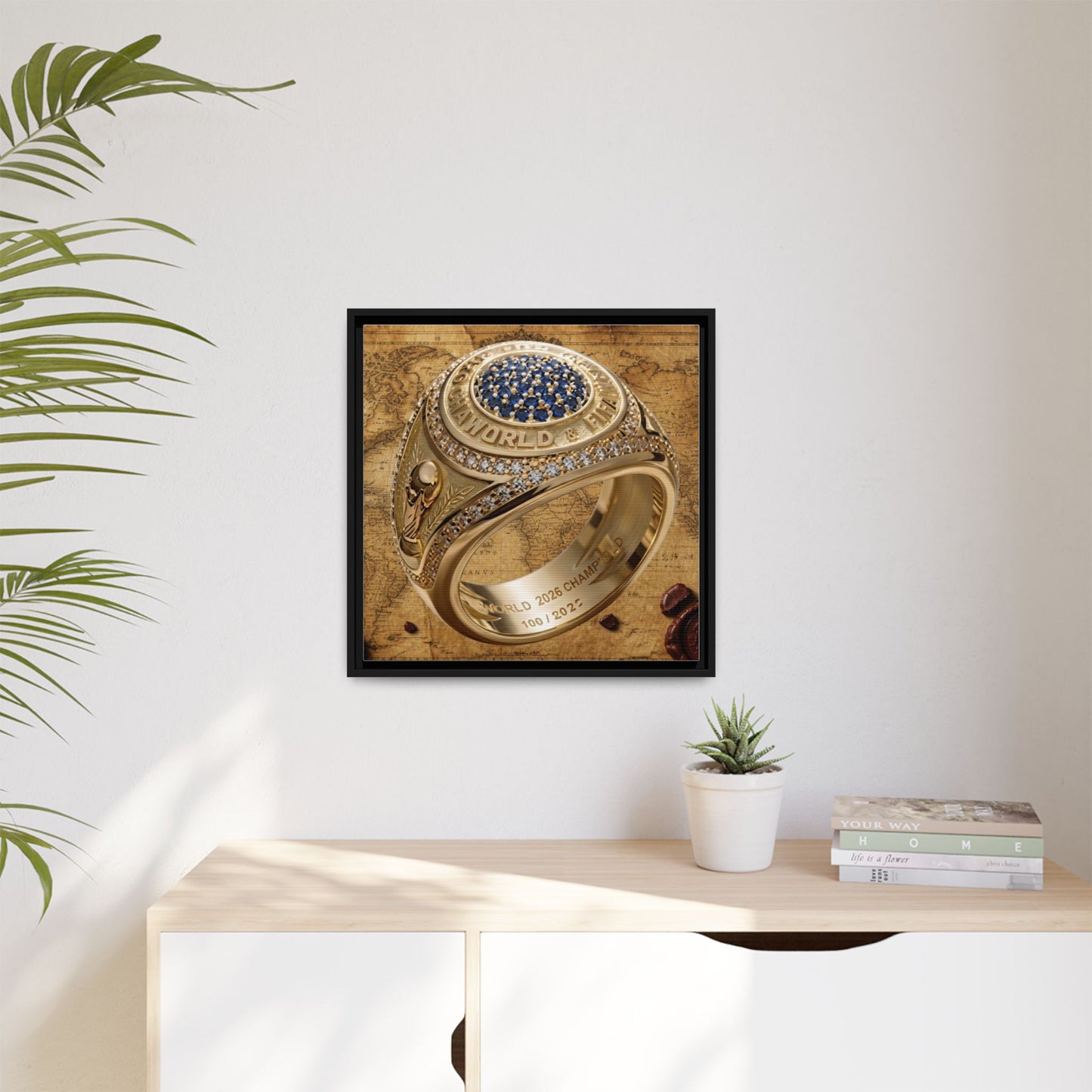 World Championship Legacy Ring Framed Canvas