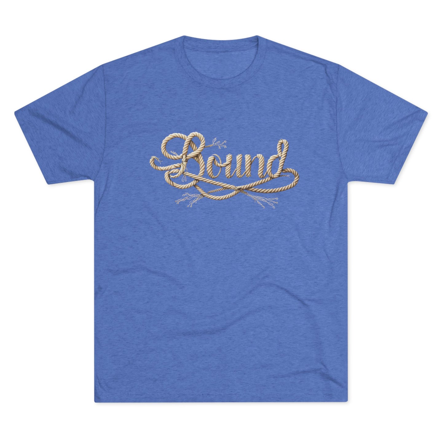 BOUND Rope Script Men’s Tri-Blend T-Shirt