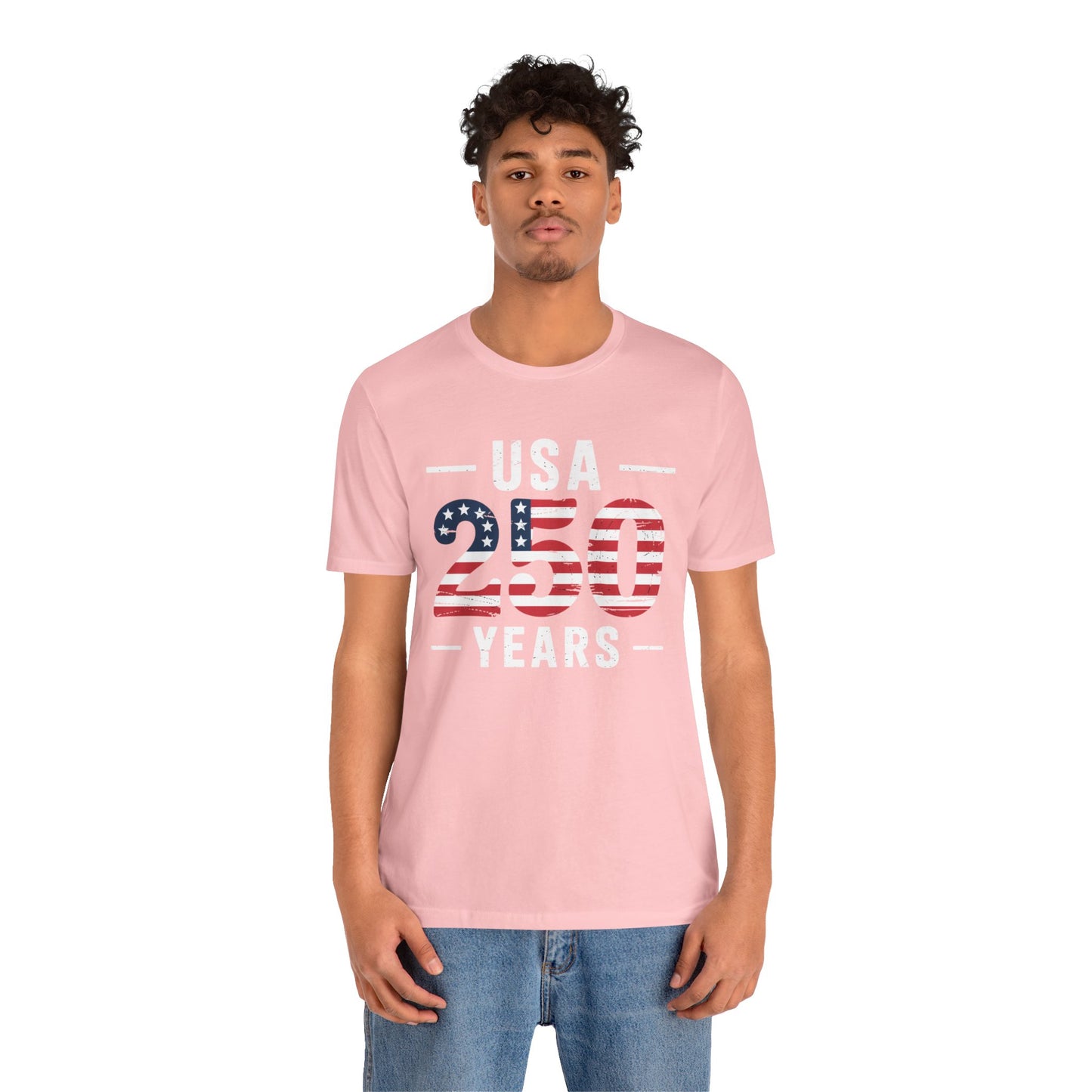 USA 250 Years Patriotic Flag T-Shirt