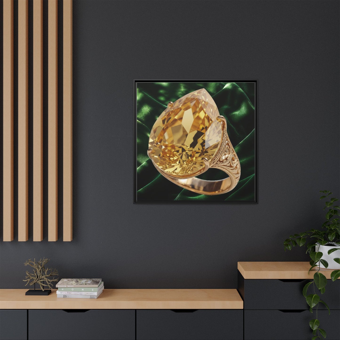 Citrine Golden Brilliance Ring Canvas