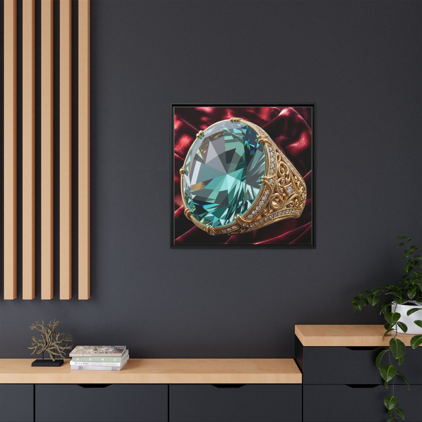 Monumental Tourmaline Canvas