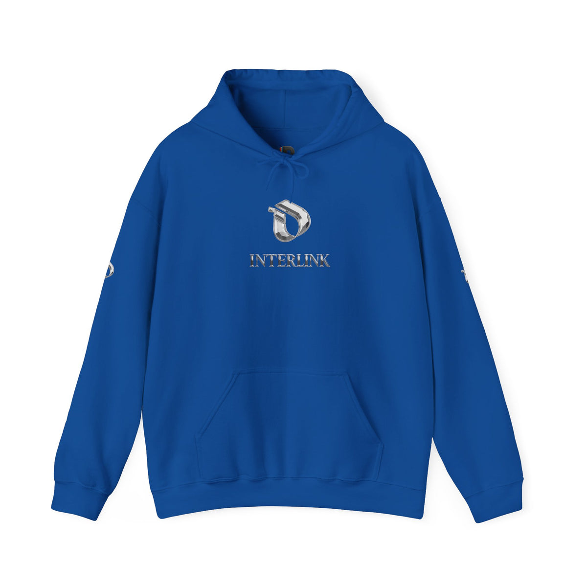 Silver Prism Interlink Pullover Hoodie