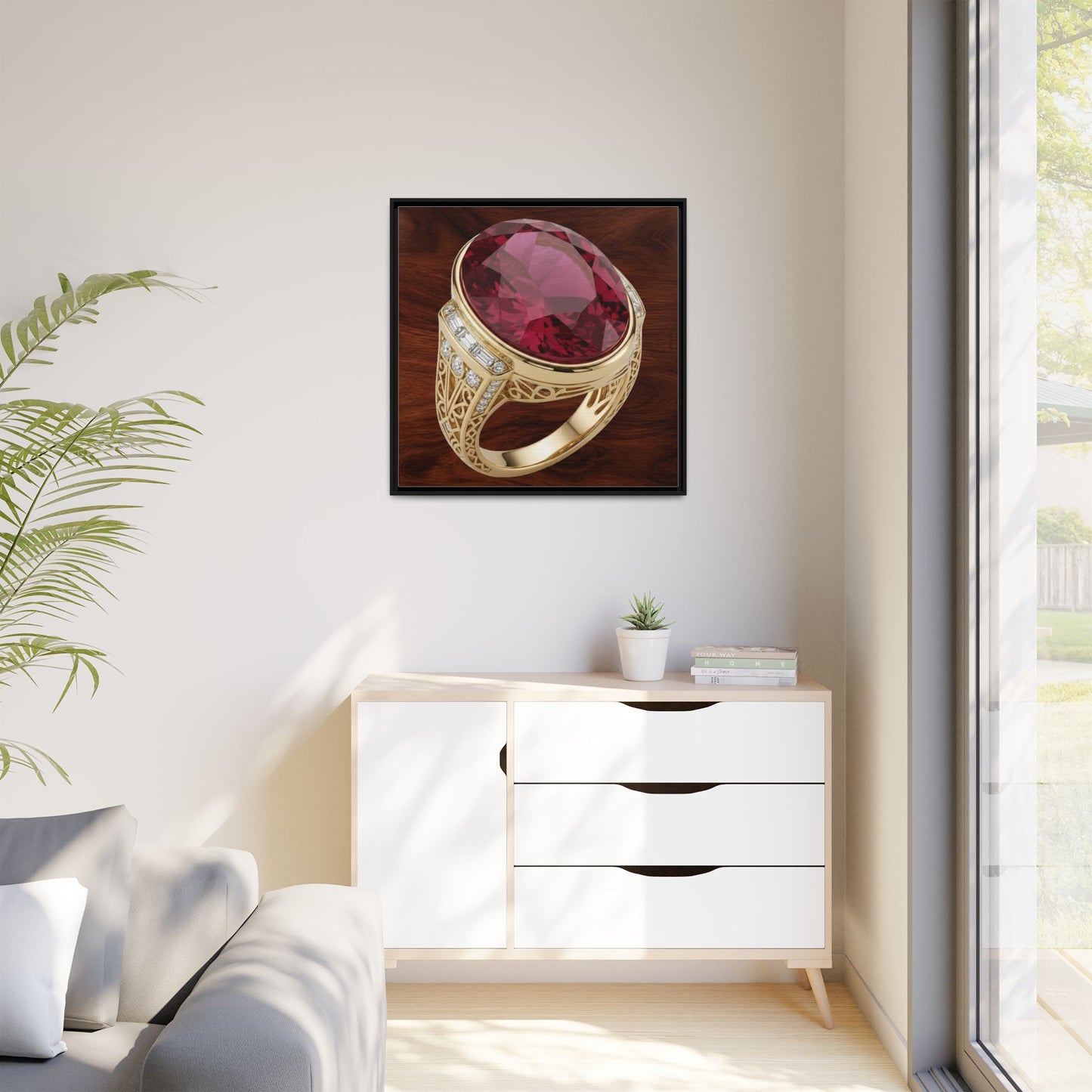 Regal Ruby Walnut Canvas