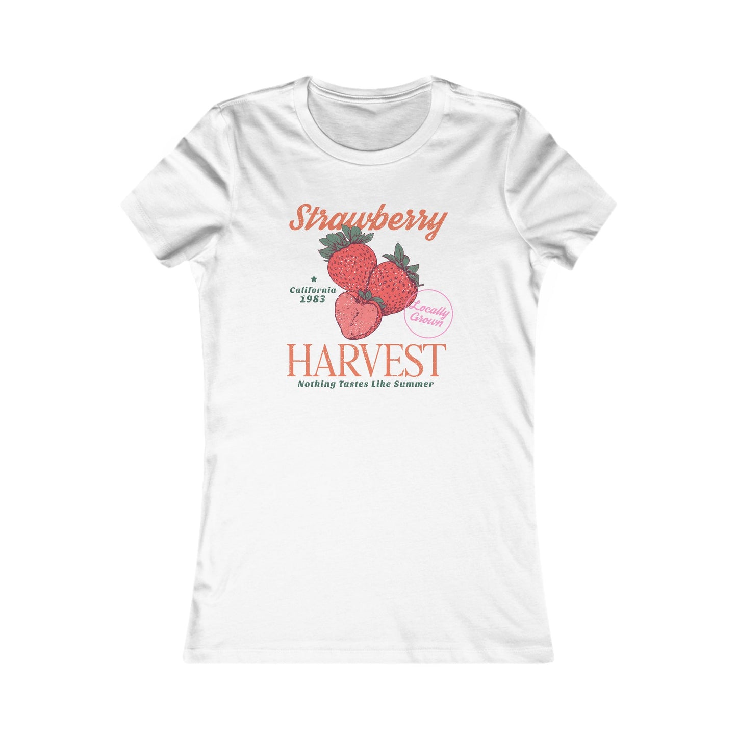 Strawberry Harvest Graphic Women's Tee