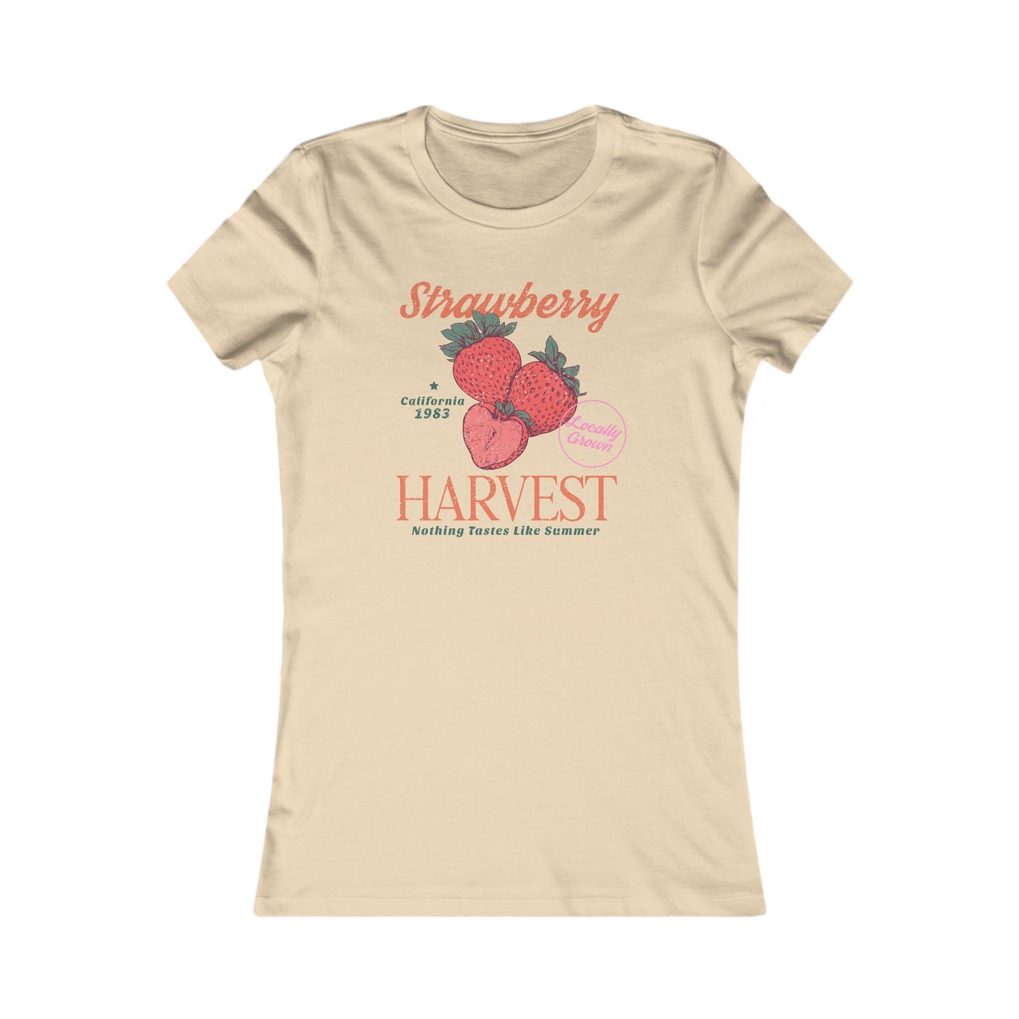 Strawberry Harvest Graphic Women's Tee