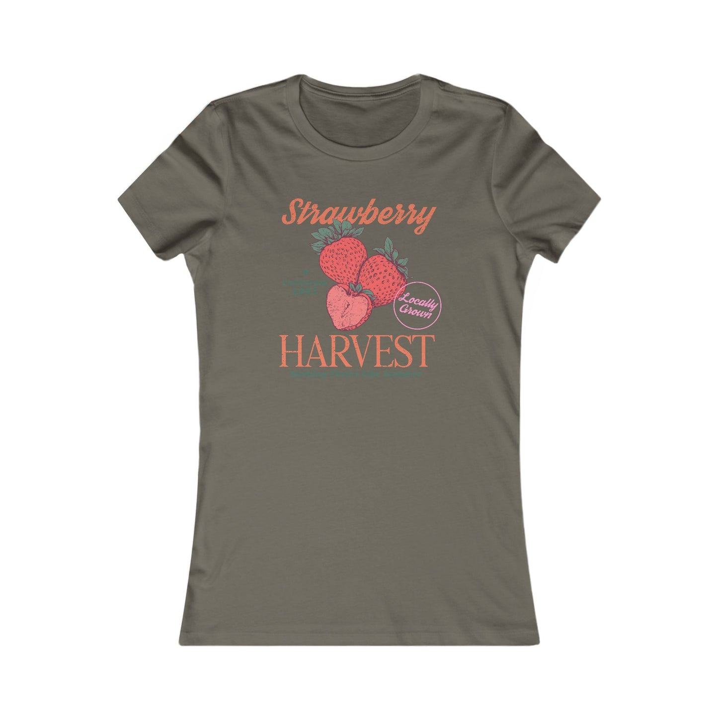 Strawberry Harvest Graphic Women's Tee