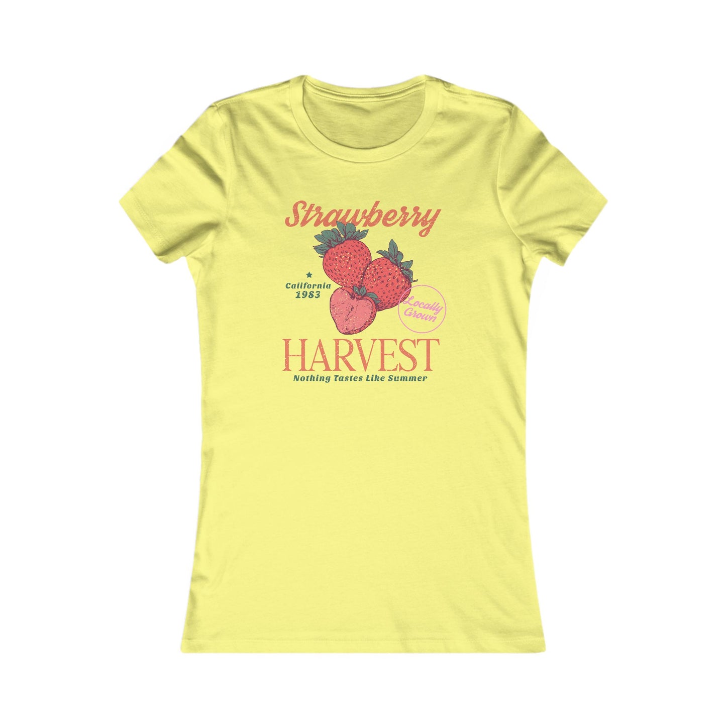 Strawberry Harvest Graphic Women's Tee
