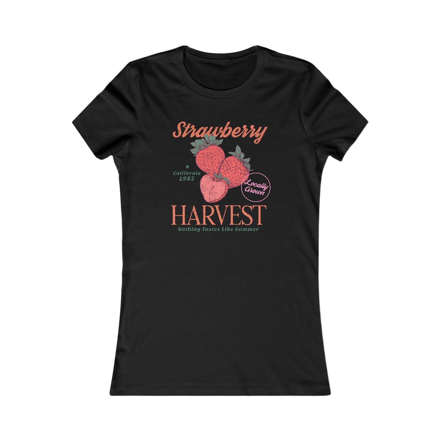 Strawberry Harvest Graphic Women's Tee
