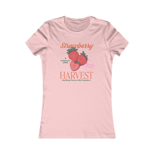 Strawberry Harvest Graphic Women's Tee