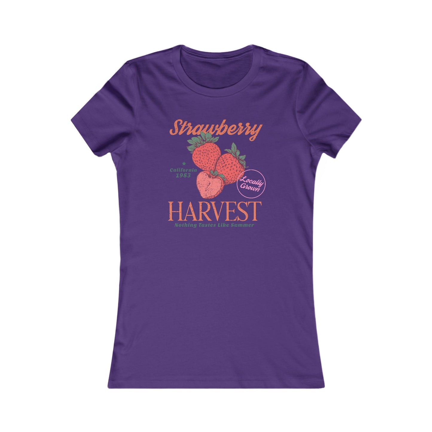 Strawberry Harvest Graphic Women's Tee